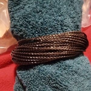 Chic Women's Bracelet in Deep Brown